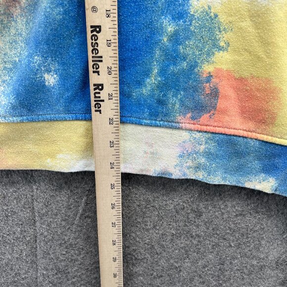 Vans Sweatshirt Womens Small Multicolor Tie Dye Crewneck Off The Wall Graphic - Picture 3 of 10